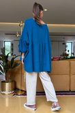 Made in Italy Santos Artist Smock Lagoon